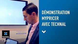 LOGICIEL Démonstration MyPricer avec Technal [upl. by Dnallor]