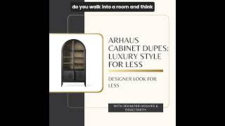 Arhaus Cabinet Dupes  Luxury Style for Less [upl. by Eglantine39]