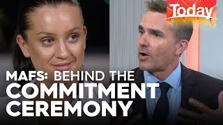 MAFS Explosive Commitment Ceremony  TODAY Show Australia [upl. by Eirallih188]