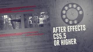 Journalistic Investigation Opener  After Effects Template  Openers [upl. by Eiclehc748]