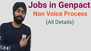 Genpact Non Voice Process Vacancy Experience Salary amp How to Apply [upl. by Naasah873]