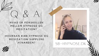 Q amp A nr 1  Forskellen på hypnose og meditation [upl. by Reine489]