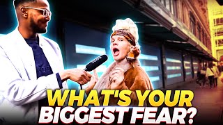 Asking People in London Whats Your Biggest Fear  Street Interview 2023 [upl. by Leoine84]