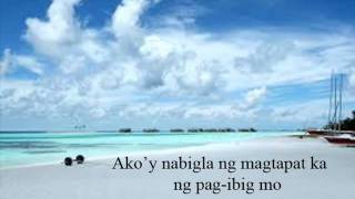 Valentine Tagalog Version videoke with lyrics [upl. by Kape624]