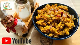 SPICY SCRAMBLED EGGS  EGG BHURJI  INDIAN STYLE SCRAMBLED EGGS [upl. by Ly186]