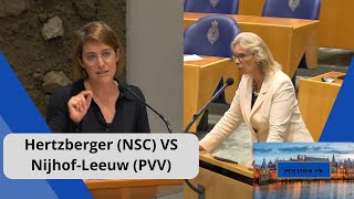 Hertzberger NSC VS NijhofLeeuw PVV quotDe UITSTOOT van Schiphol wordt BEWUST gemanipuleerdquot [upl. by Ellmyer]