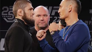 Khabib Nurmagomedov vs Max Holloway Full Fight [upl. by Engen]