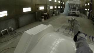 First Person View of Spray Industrial Paint  BLASTAWAY  Spraying Endura [upl. by Nroht]