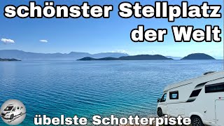 249 schönster Stellplatz der Welt ganz üble Schotterpiste [upl. by Cirdet]