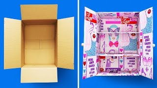 29 CARDBOARD BOXES CRAFTS [upl. by Alicirp295]