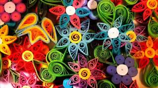 Martisoare Handmade Quilling  papercraft paperflowers [upl. by Boor]