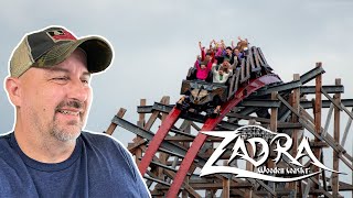 Reacting to the Insane Zadra Roller Coaster in Energylandia Poland [upl. by Arhaz]