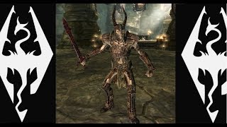 Skyrim  Killing Mikrul Gauldurson Master Difficulty [upl. by Ytsirhk482]