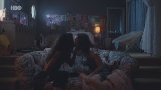 Euphoria 1x05  Rue and Lexi kiss [upl. by Amalia]