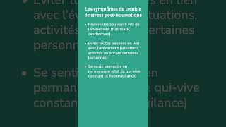 Comment savoir si on développe un trouble de stress posttraumatique [upl. by Elak]