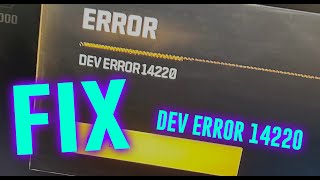 HOW TO FIX DEV ERROR 14220 ON PC BLACK OPS 6  METHOD 1 [upl. by Eerihs]