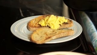 Creamy Scrambled Eggs with Thyme  Ep 1 [upl. by Hippel]