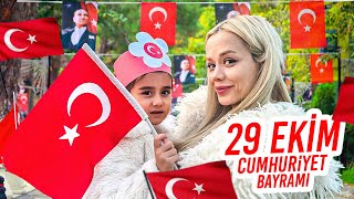 29 EKİM CUMHURİYET BAYRAMI VLOG   Gamze Karta Öykü Karta [upl. by Meil797]