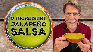 SixIngredient Jalapeño Salsa  Rick Bayless Taco Manual [upl. by Butch]