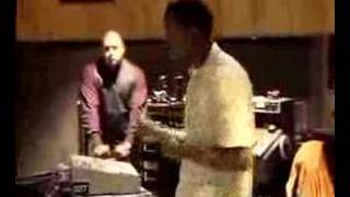 Kanye West making an ill track in the studio [upl. by Nivlak]