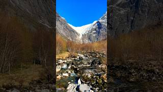 Journey to Jostedalsbreen Exploring Briksdalsbreen Glacier ❄ [upl. by Ratcliffe]