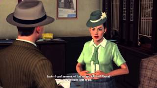 LA Noire  A Slip of the Tongue  Five Star Walkthrough [upl. by Hodess]