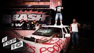 Vehicular Demolitions WWE Top 10 [upl. by Hailahk498]