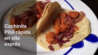 Cochinita Pibil en olla exprés facilísima [upl. by Halie]