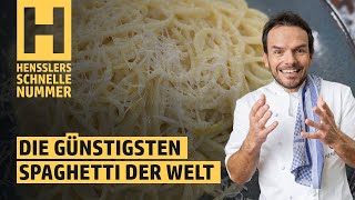 Schnelles Die günstigsten Spaghetti der Welt Rezept von Steffen Henssler  Günstige Rezepte [upl. by Korman]