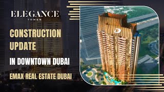 Emax Real Estate Dubai Elegance Tower by DAMAC Construction Update November 2024 [upl. by Ettelimay957]