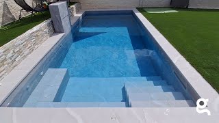 Piscina Skimmer Tarobá Tibet Gris 7x3 m [upl. by Petite781]