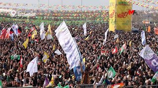 İSTANBUL YENİKAPIDA YÜZBİNLER NEWROZ ATEŞİNİ YAKTI [upl. by Gardell]