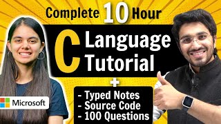 C Language Tutorial for Beginners with Notes amp Practice Questions [upl. by Leksehc]