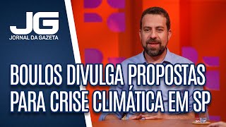 Candidato Boulos apresenta propostas para crise climática em SP [upl. by Yaral]