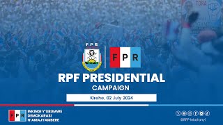 RPF Presidential Campaign  Kirehe 2 July 2024 [upl. by Rowe]