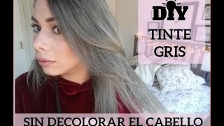 DIY cabello gris o plata en casa haz tu propio tinte gris [upl. by Cutlip]