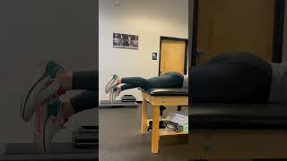 Prone hang for knee range of motion [upl. by Corrinne]