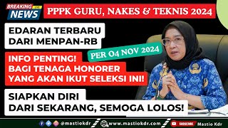 Edaran Terbaru Dari MenpanRB Info Penting Bagi Tenaga Honorer Yang Mau Ikut Seleksi Ini [upl. by Nicks142]