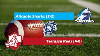 Jornada 5  LNFA Serie B  Terrassa Reds 40 vs Alicante Sharks 22 [upl. by Zena]