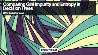 Comparing Gini Impurity and Entropy in Decision Trees [upl. by Eldrida]