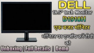 DELL 185quot Monitor D1918H Unboxing amp Demo Mehrotra Electronics [upl. by Tacye]