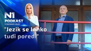 N1 podkast s Suzano Lovec quotJezik se lahko tudi porediquot [upl. by Ahsitak]