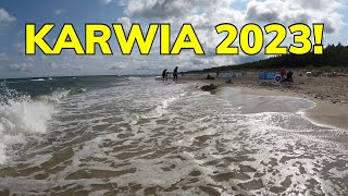 KARWIA nad Polskim Morzem 2023 Spacer przez miasto na PLAŻĘ [upl. by Aratal]