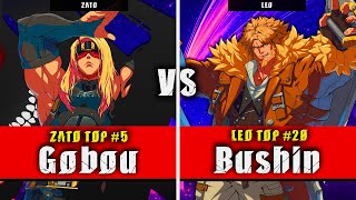 GGST  Gobou Zato VS Bushin Leo  Guilty Gear Strive High level gameplay [upl. by Keir592]