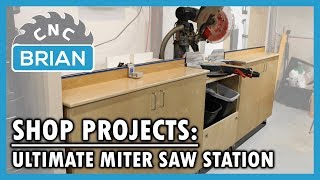 Shop Projects Ultimate Miter Saw Station [upl. by Gilemette]