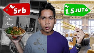 Nyobain Mie Ayam Rp5000 VS Rp1500000 [upl. by Calandra229]