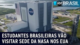 Estudantes do Rio ganham concurso da Nasa e vão visitar sede da agência  SBT Brasil 260224 [upl. by Lombardo]