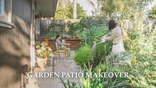 Backyard Patio Makeover｜Midcentury Eichler house garden renovation｜functional and minimal [upl. by Bamberger]