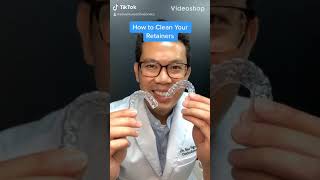 How to Clean Your Retainers  Dr Bar The Braces Doc [upl. by Ainslee]