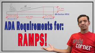 AC 005  UPDATED April 2022  Typical ADA Requirements for ramps [upl. by Nwahsuq630]